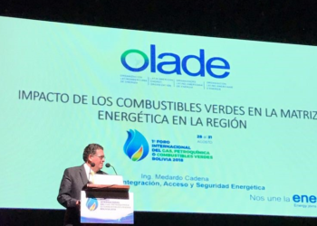 Planteamiento de nuevos retos en el sector hidrocarburos en el 1er. Foro Internacional del Gas, Petroquímica y Combustibles Verdes, Bolivia 2018