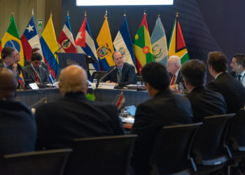XLIX Reunión de Ministros de OLACDE contó con presentaciones magistrales de Paul Simons, Director Ejecutivo de la Agencia Internacional de Energía y Roland Roesch, Subdirector del Centro de Innovación y Tecnología de IRENA.