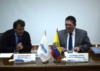 THEE MEETING BETWEEN OLACDE AND MEER LAID THE FOUNDATIONS FOR MUTUAL COOPERATION ON ENERGY ISSUES FOR ECUADOR AND THE REGION