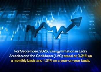 Energy Inflation in Latin America and the Caribbean reaches 0.21% in September and 1.31% year-on-year